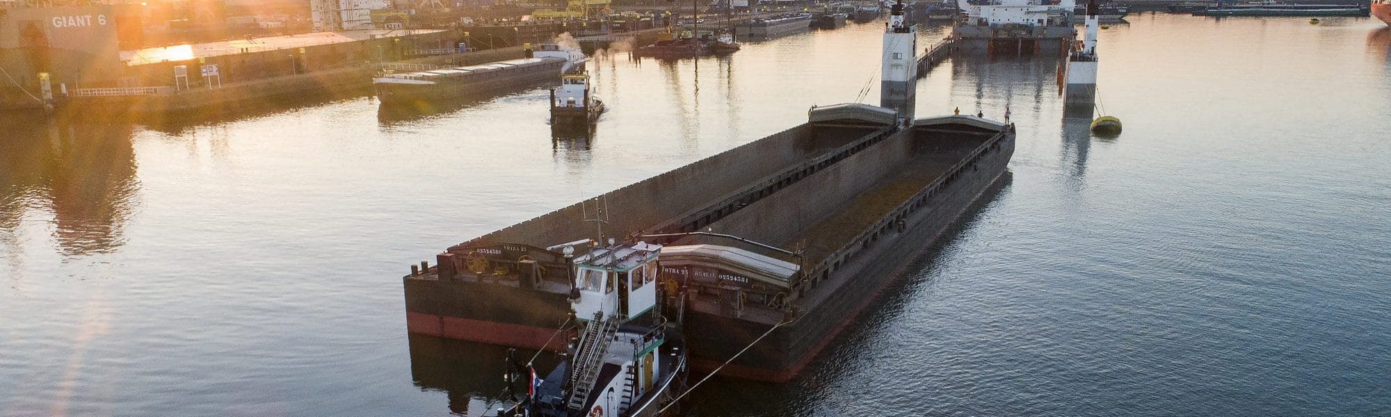 Inland Hopper Barge